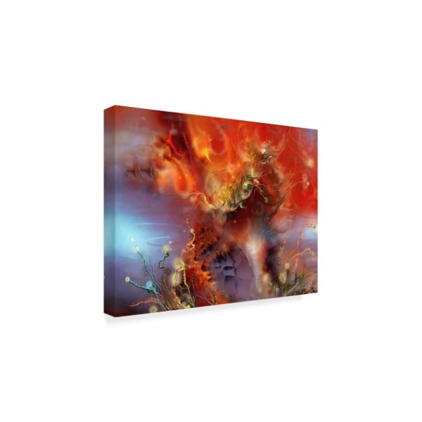 RUNA 'Planet Red 1' Canvas Art,24x32